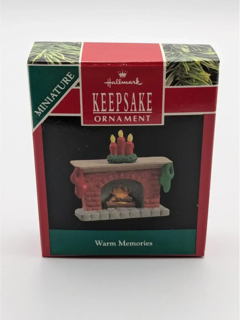 Hallmark Keepsake Warm Memories Miniature Ornament 1990, New in Box